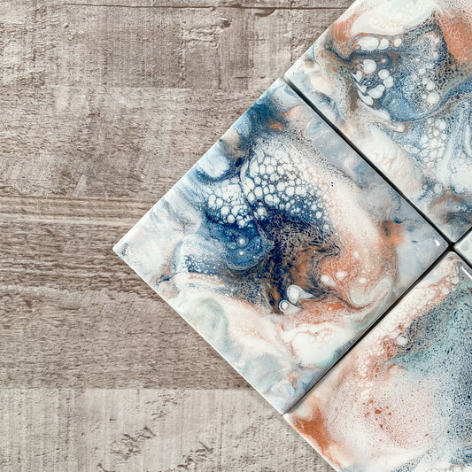 Beach House Dreams Handmade Coaster Set image 1