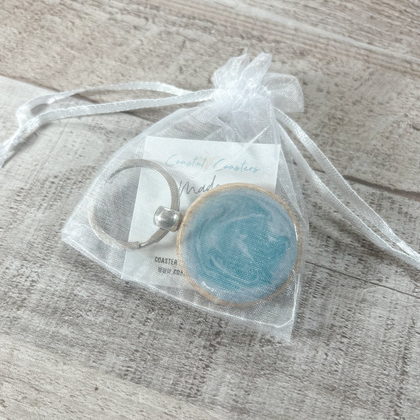 Wood and Resin II Key Chain by Coastal Coasters image 1