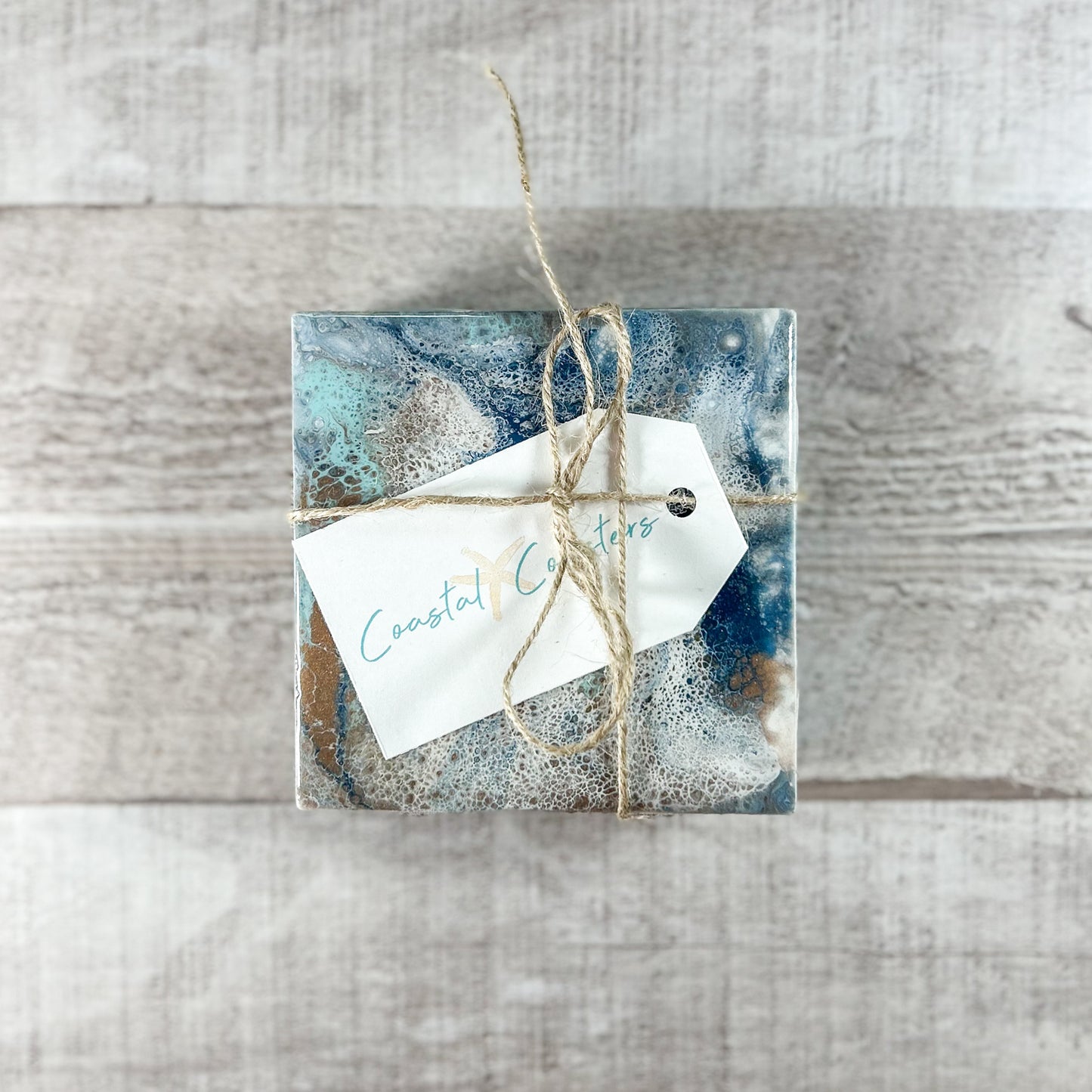 Summer Splash Handmade Coaster Set image 4