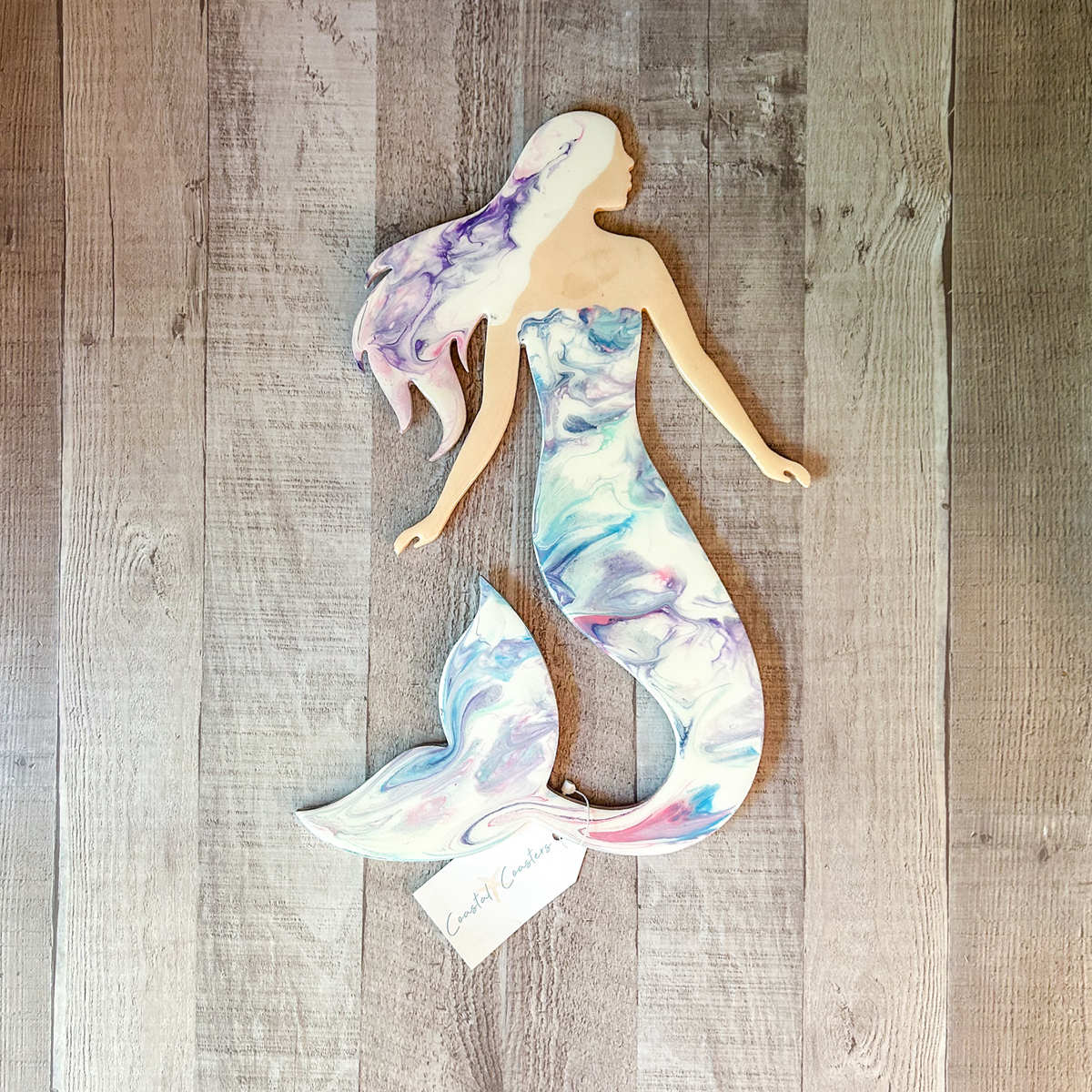 Wood and Resin Mermaid I image 0