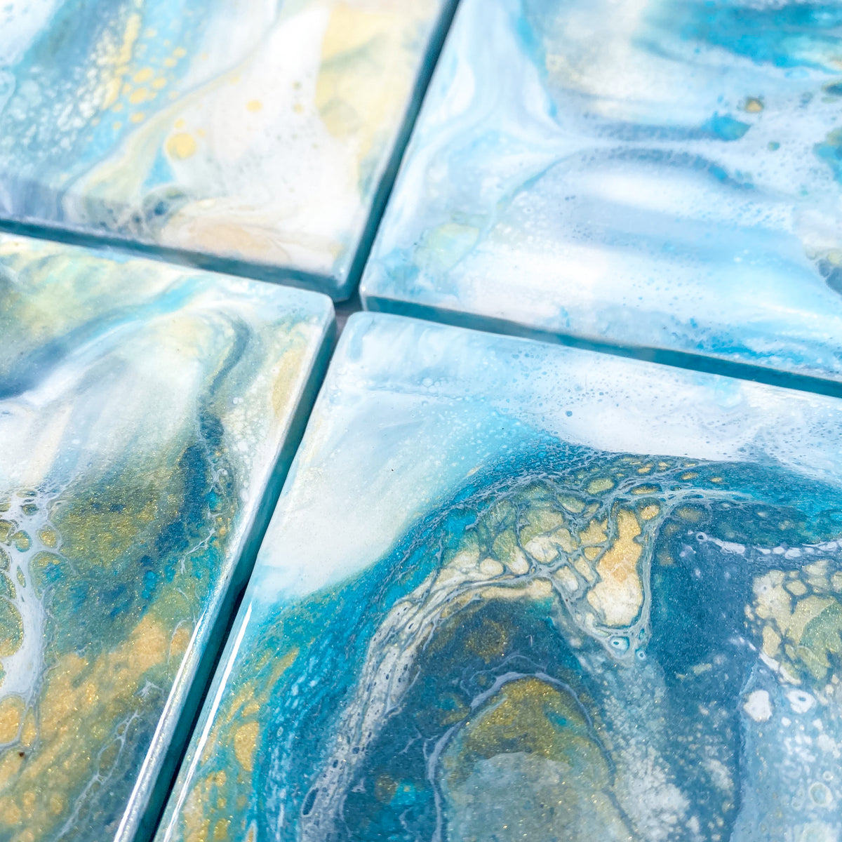 Coastal Vibes I Table Coaster Set image 3