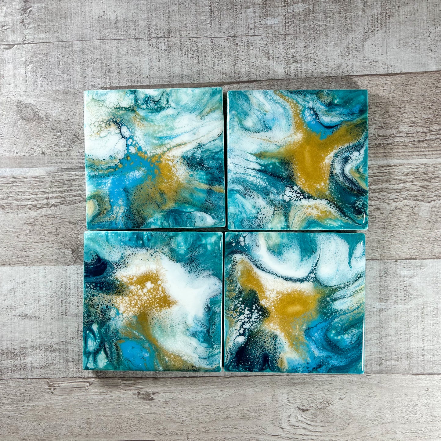 Nautical Treasures Handmade Coaster Set image 4