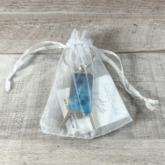 Ocean Vibes II Metal Bottle Opener Keychains image 1
