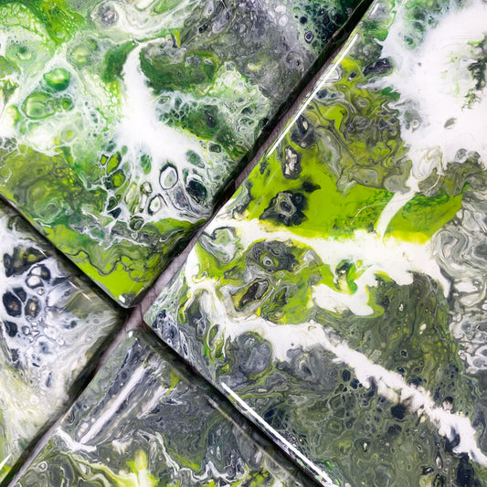 Green Vibes - Table Coaster Set image 1