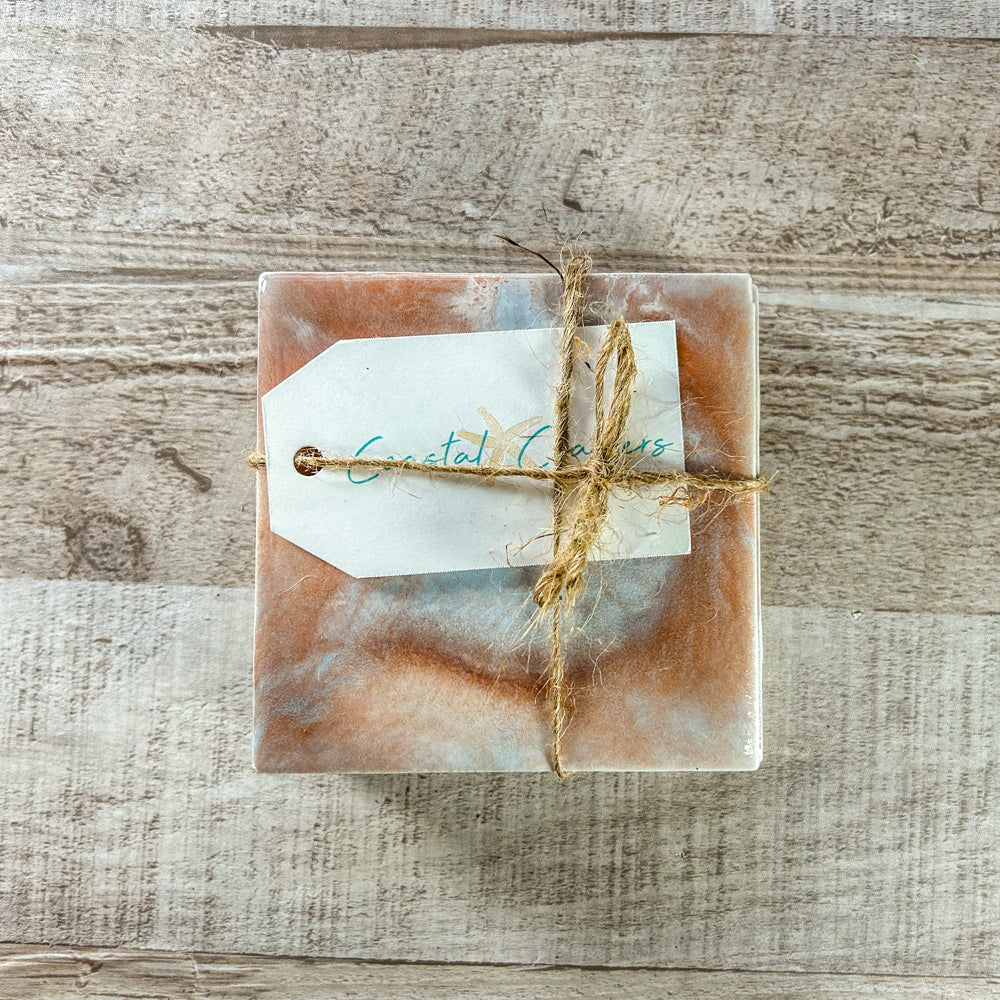Tropical Handmade Coaster Set image 3