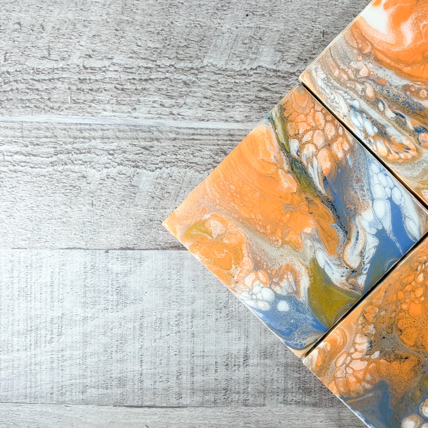 Summer Sunset Vibes Handmade Coaster Set image 3