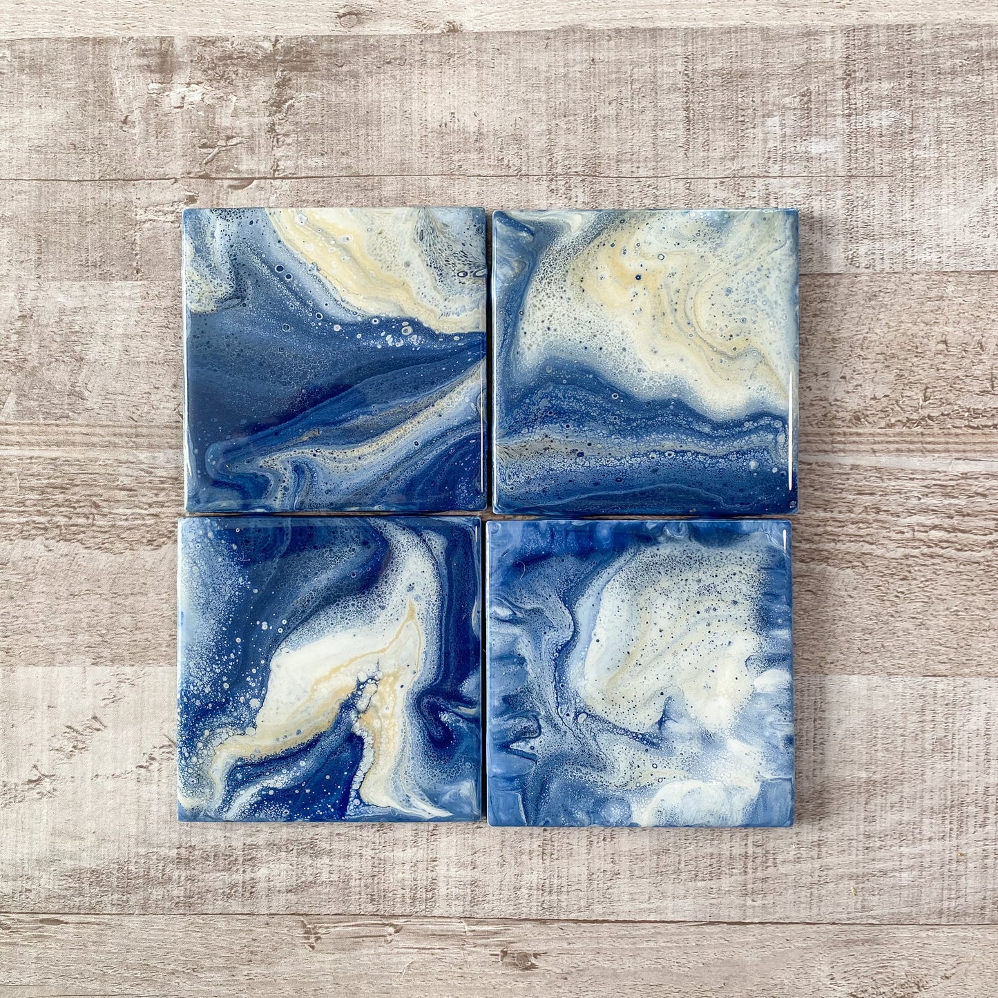 Vacation Vibes Handmade Coaster Set image 3