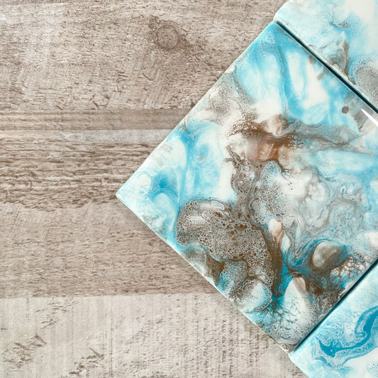 Coastal Home Style Handmade Coaster Set image 1