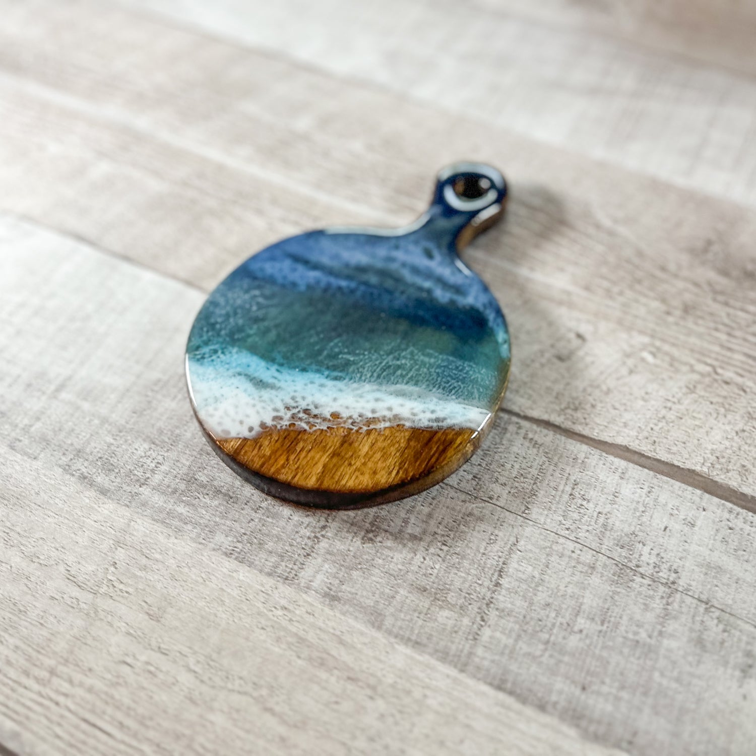 Mini Wood & Resin Charcuterie Board or Coaster image 0