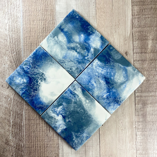 Blue Seas II Table Coaster Set image 0