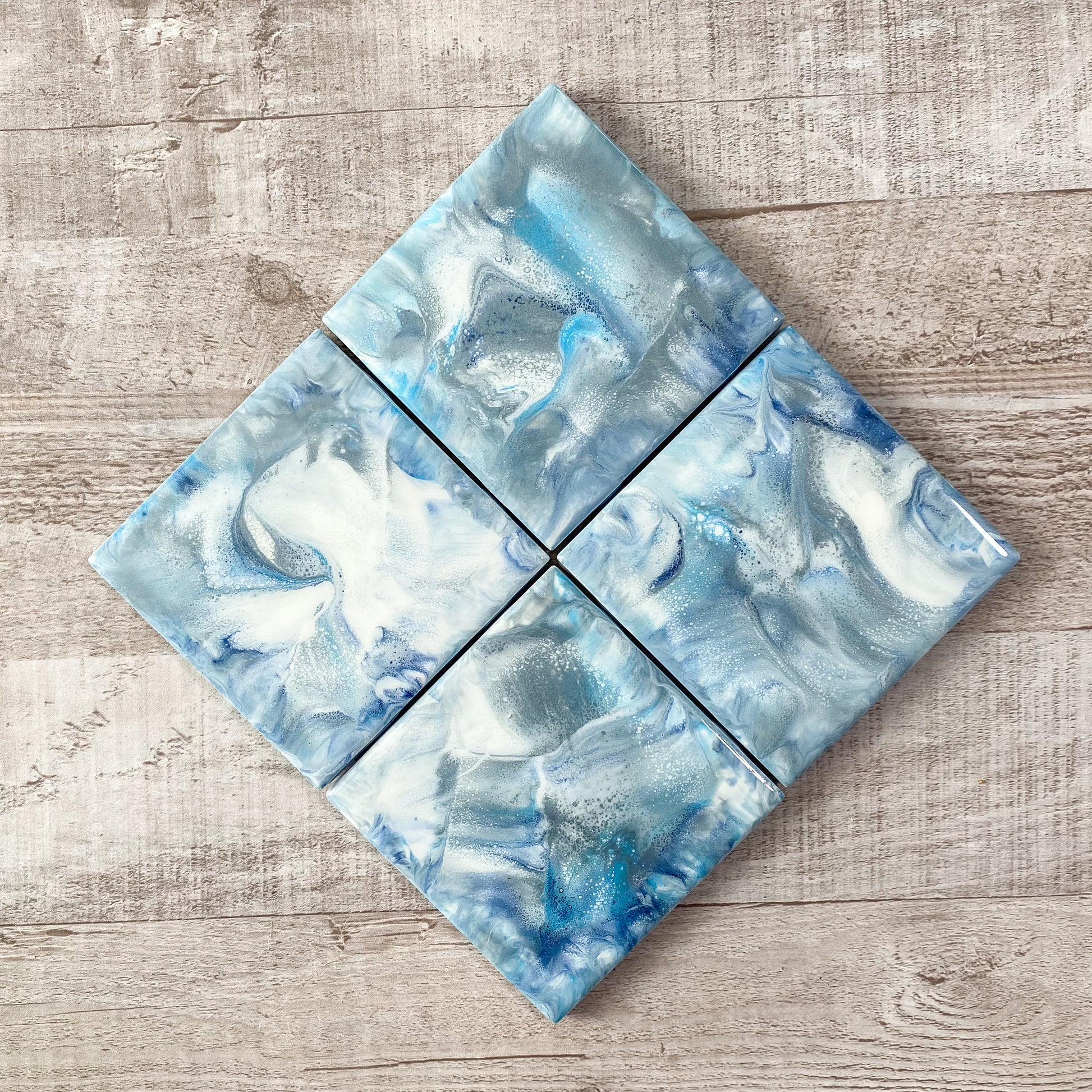 Coastal Delight Handmade Coaster Set image 0