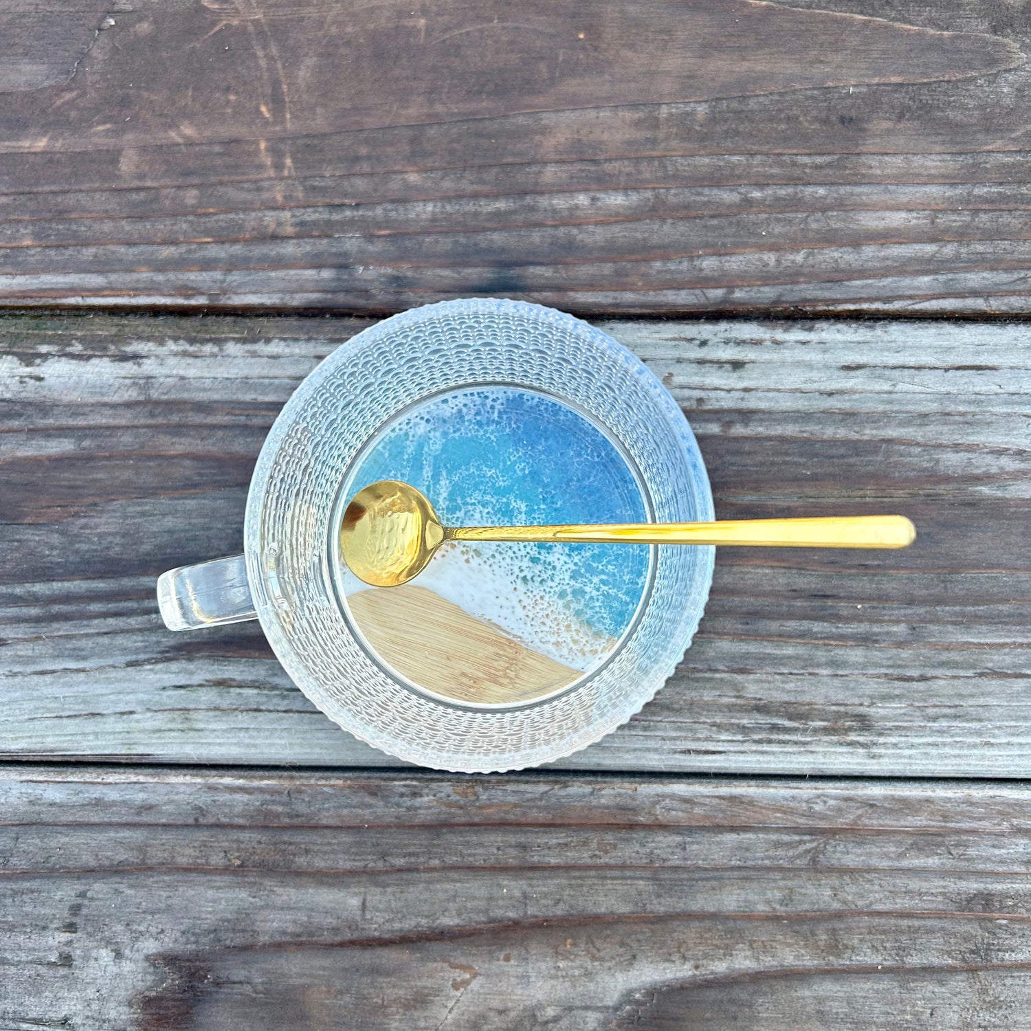 Ocean Resin Bamboo-Lid Mug Set image 3