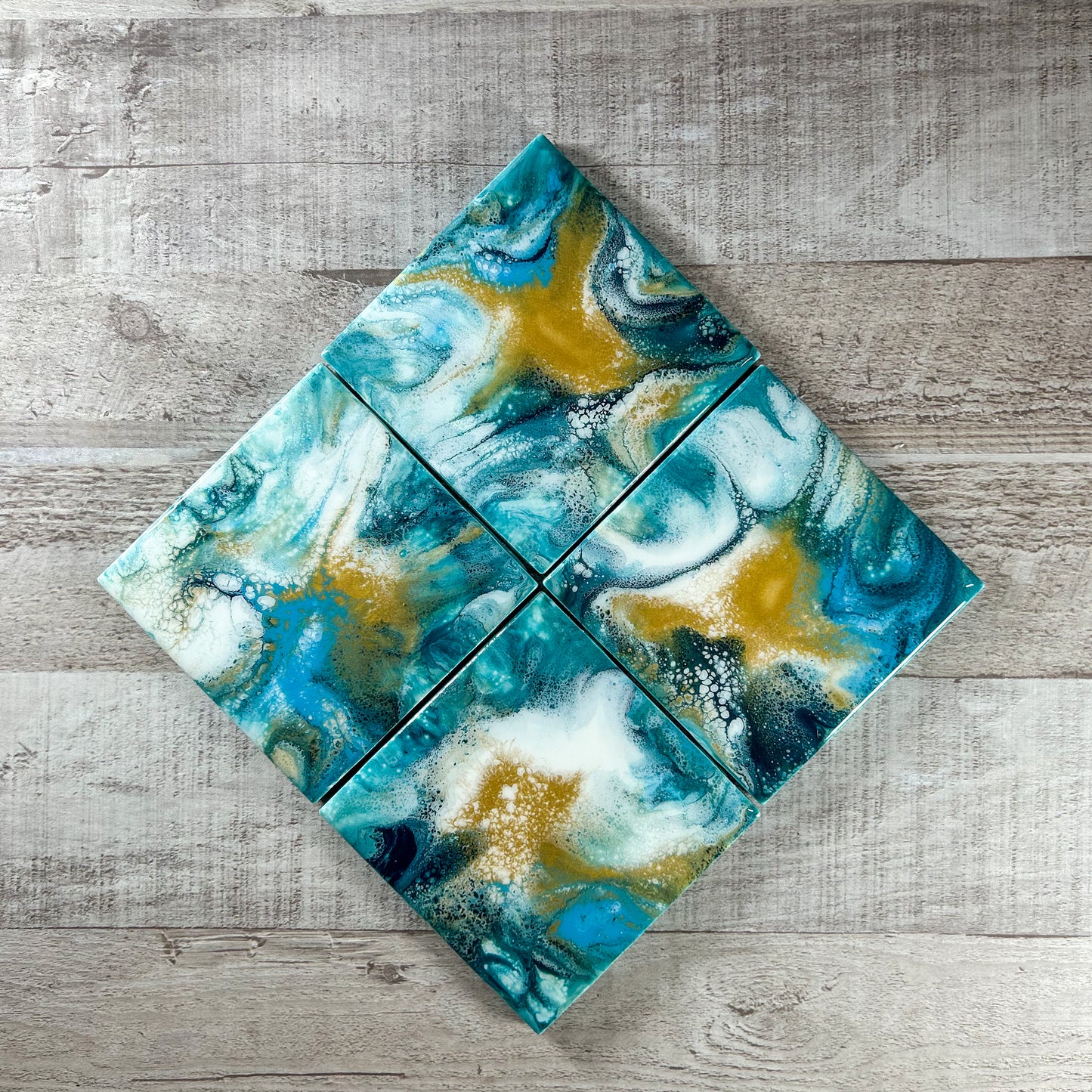 Nautical Treasures Handmade Coaster Set image 0