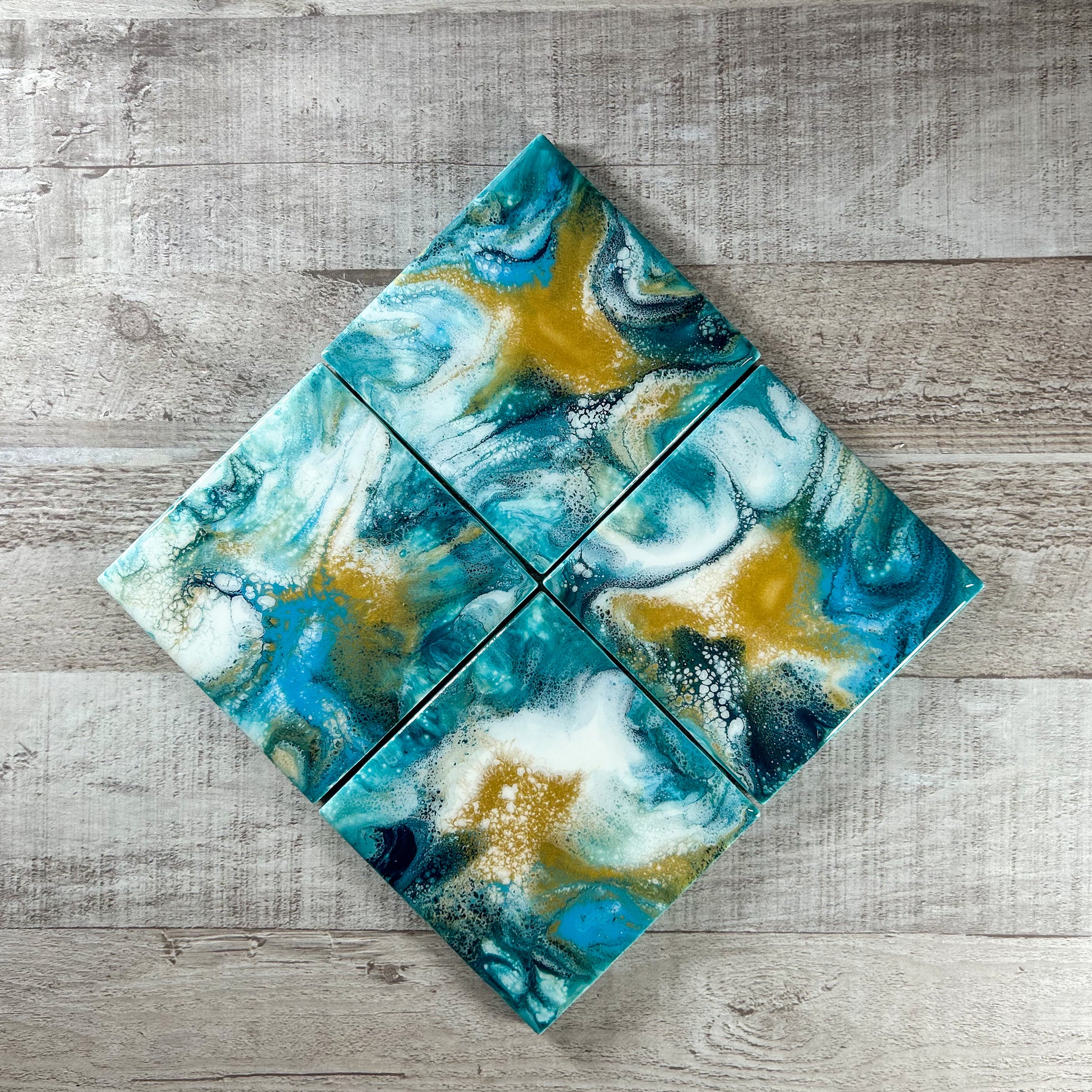 Nautical Treasures Handmade Coaster Set image 0