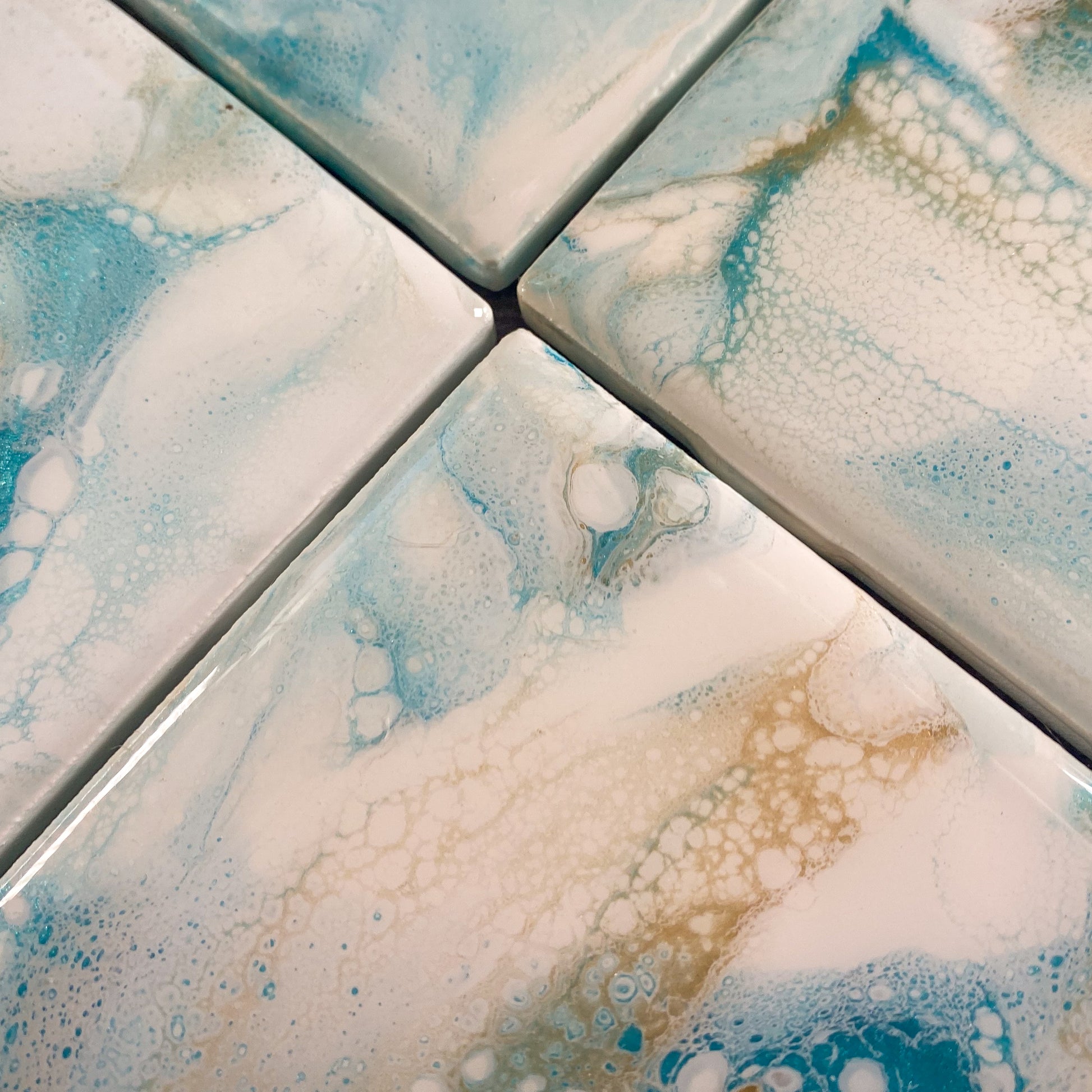 Caribbean Crush II Table Coaster Set image 1