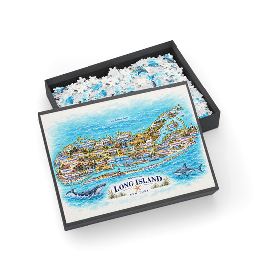Long Island, New York Map Jigsaw Puzzle