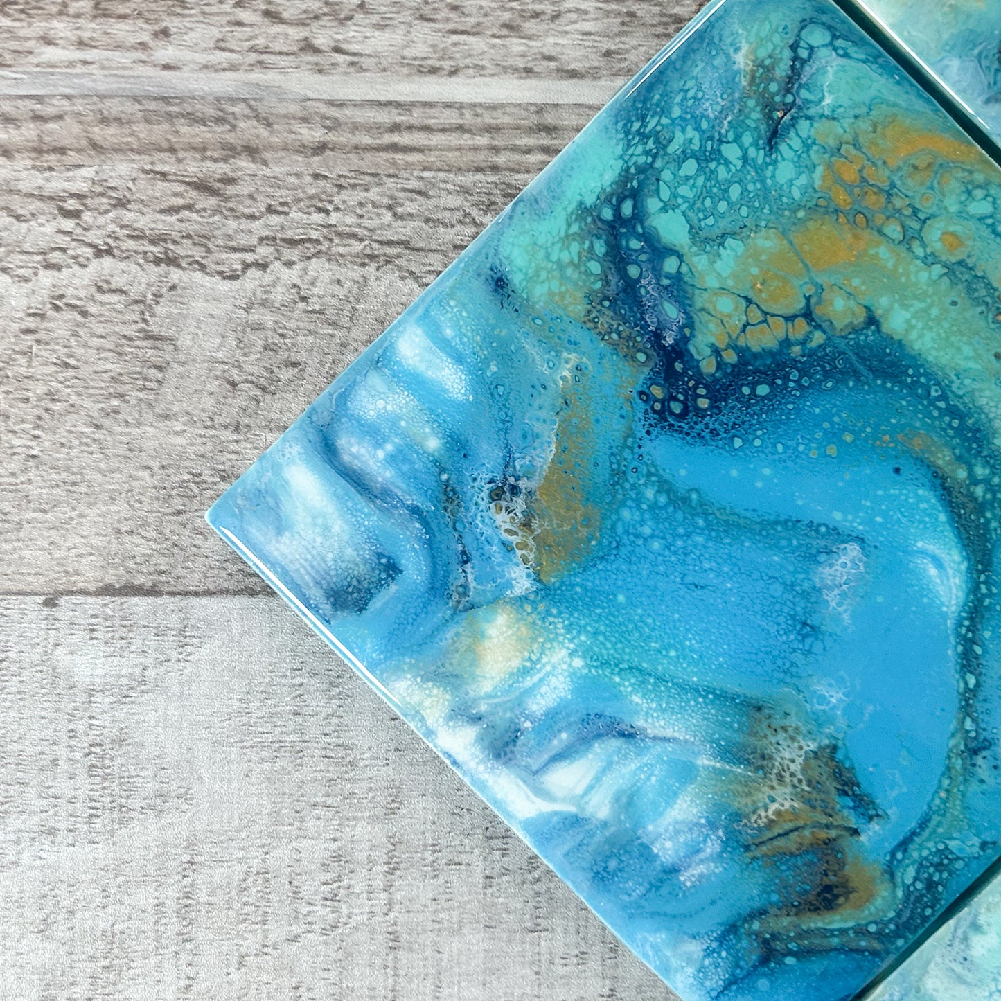 Oceanic Opulence Handmade Coaster Set image 4
