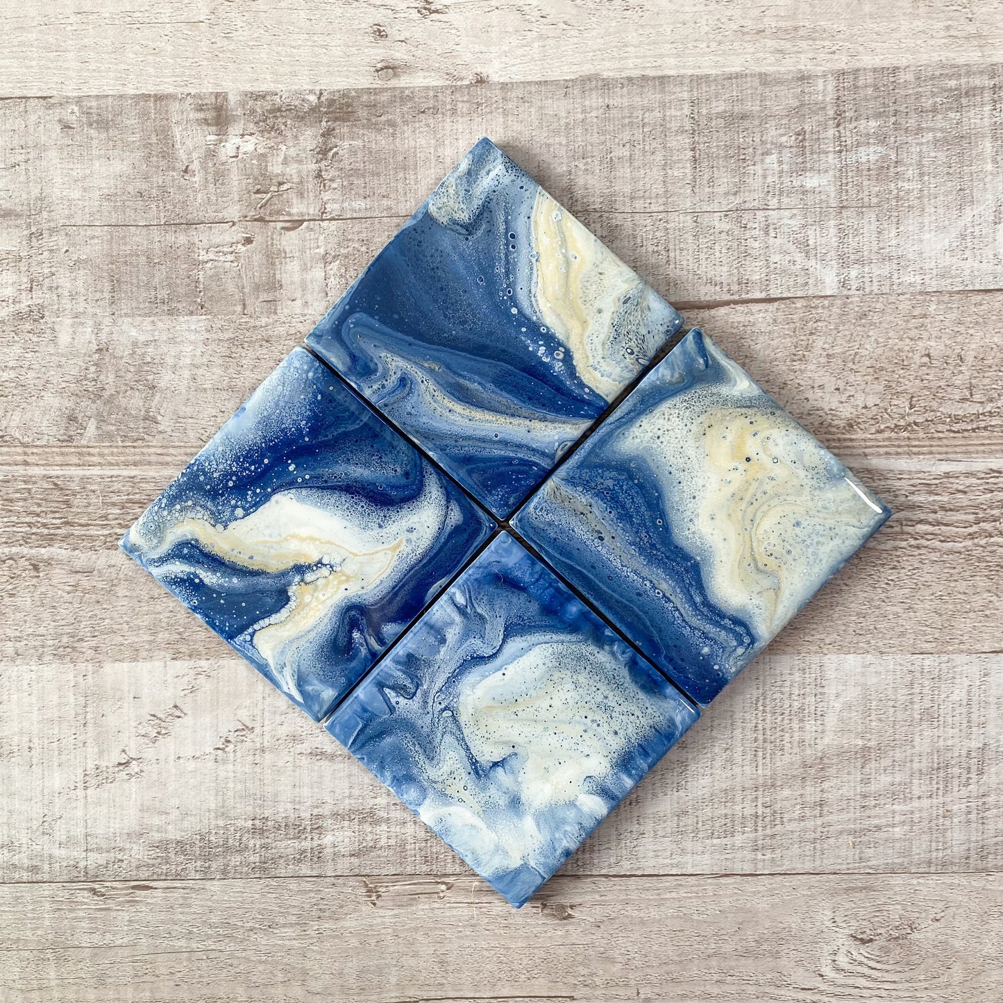 Vacation Vibes Handmade Coaster Set image 0