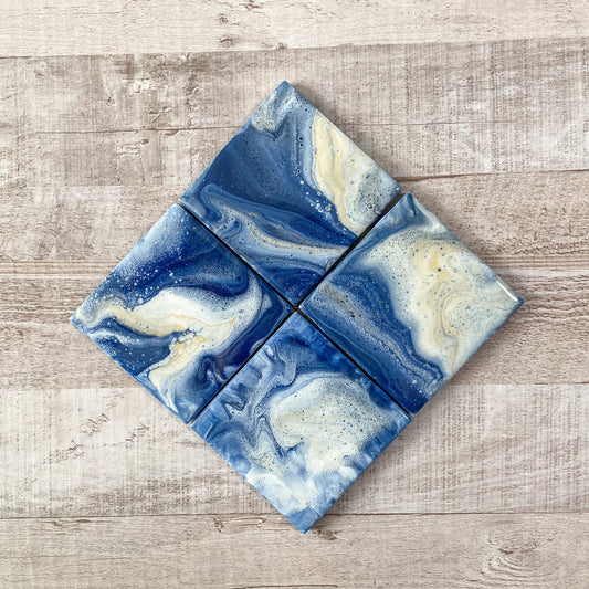 Vacation Vibes Handmade Coaster Set image 0