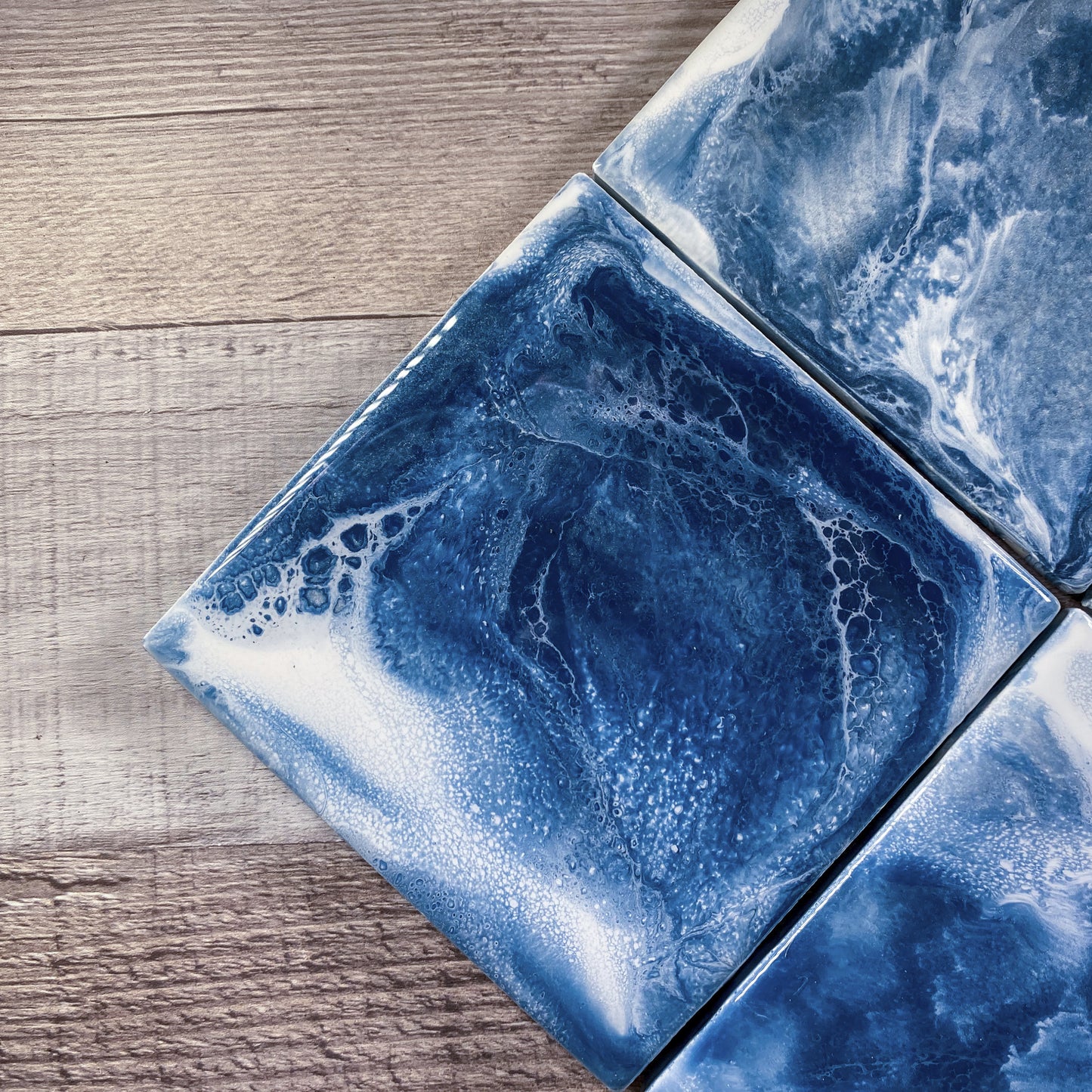 Blue Currents Table Coaster Set image 3
