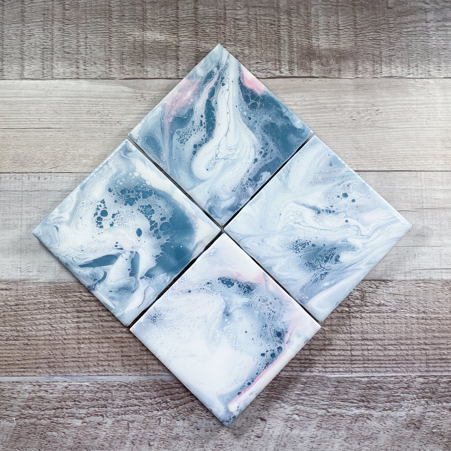 Crushed Coral Sands I - Table Coaster Set image 2