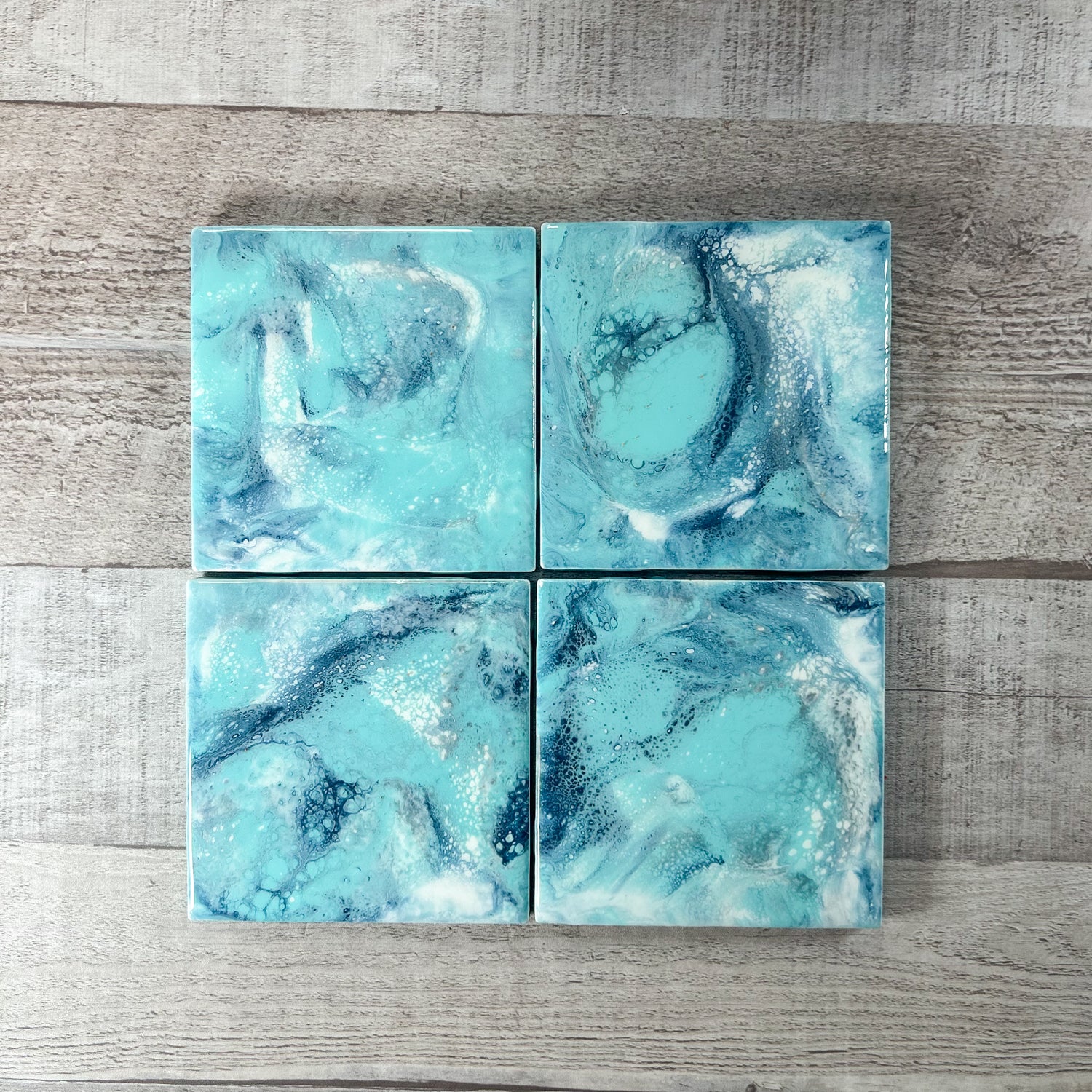 Beachfront Handmade Coaster Set image 4