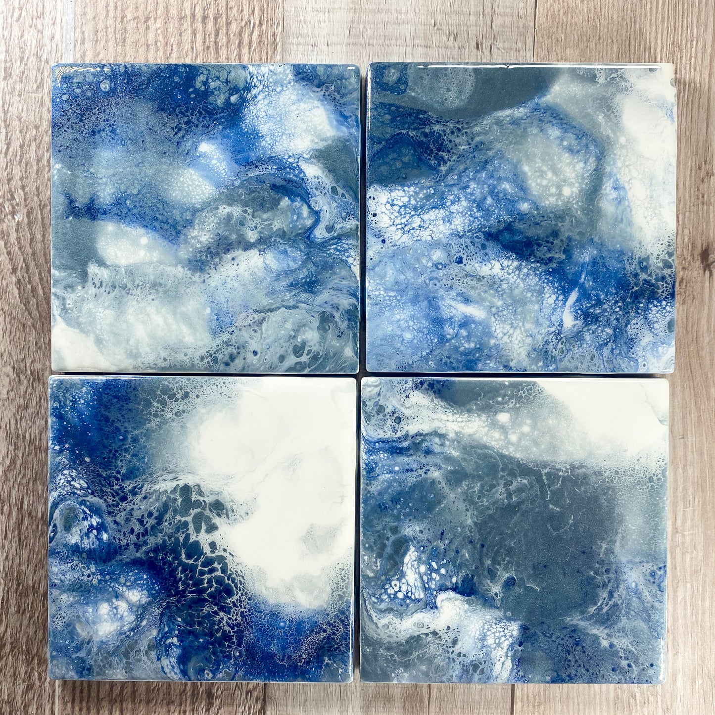 Blue Seas II Table Coaster Set image 3
