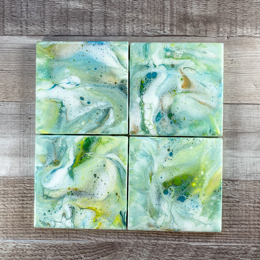 Island Style Handmade Coaster Set image 0