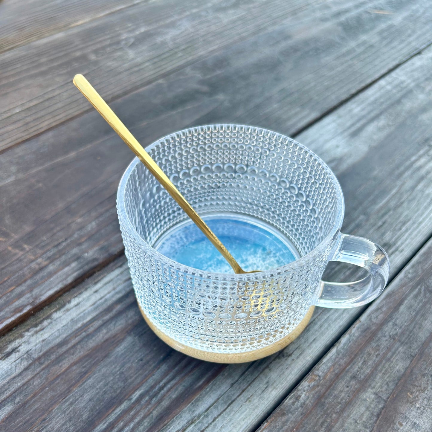 Ocean Resin Bamboo-Lid Mug Set image 1
