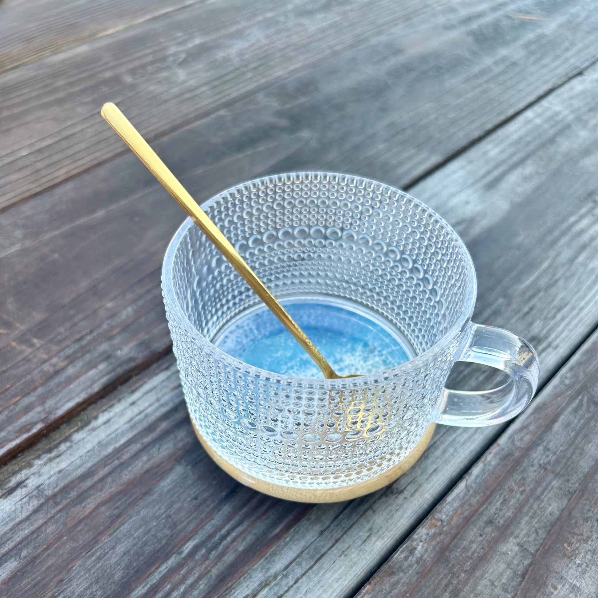 Ocean Resin Bamboo-Lid Mug Set image 1