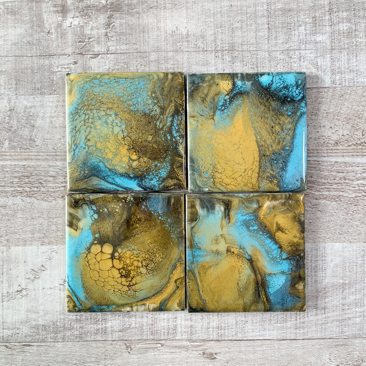 Grand Cayman Handmade Coaster Set image 3