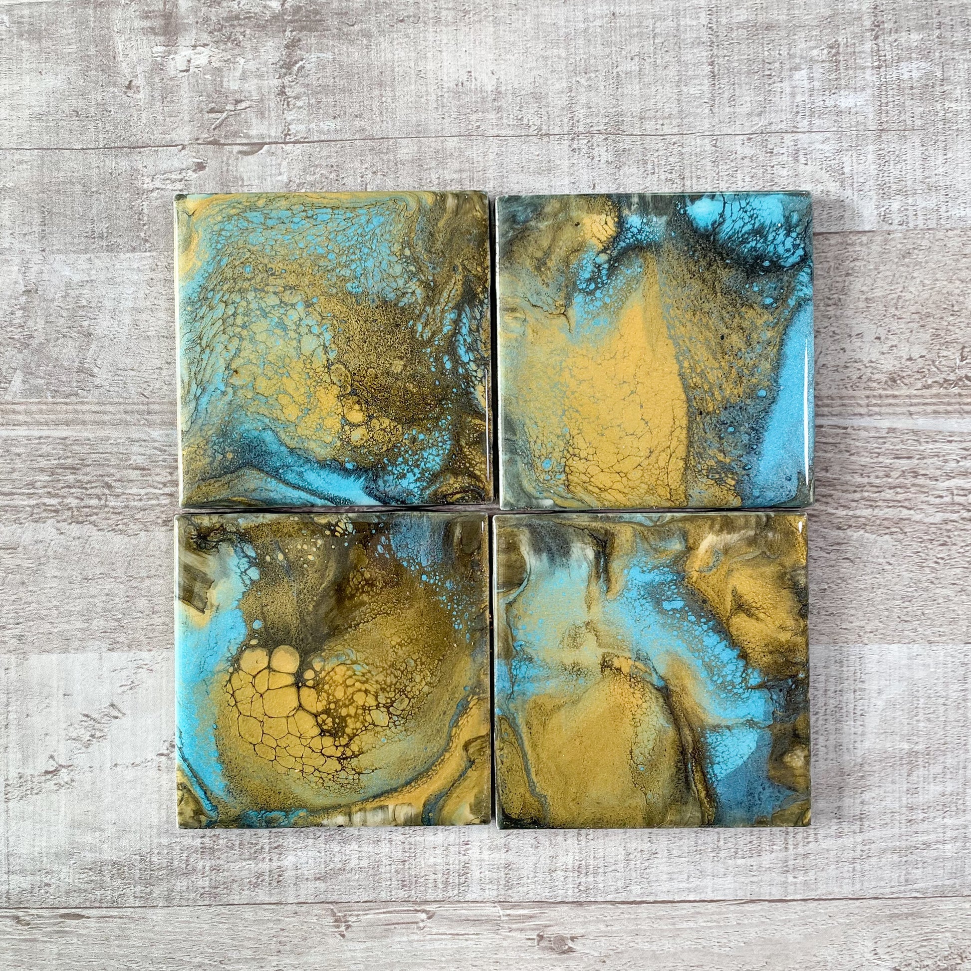 Grand Cayman Handmade Coaster Set image 3