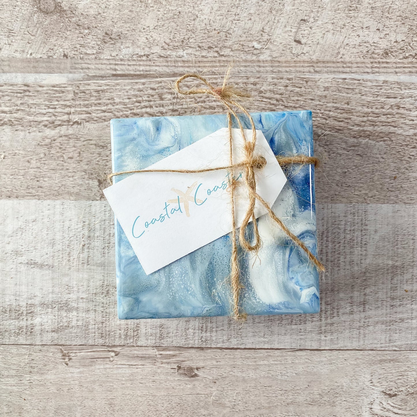 Coastal Delight Handmade Coaster Set image 2