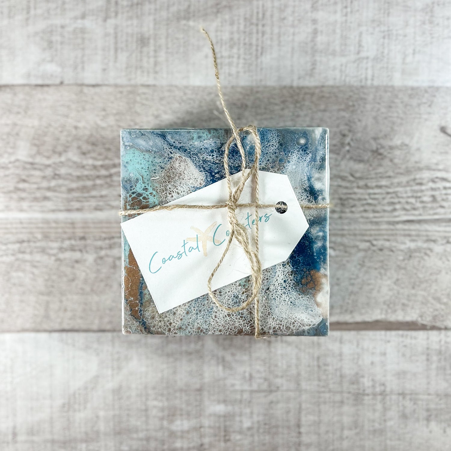 Summer Splash Handmade Coaster Set image 4