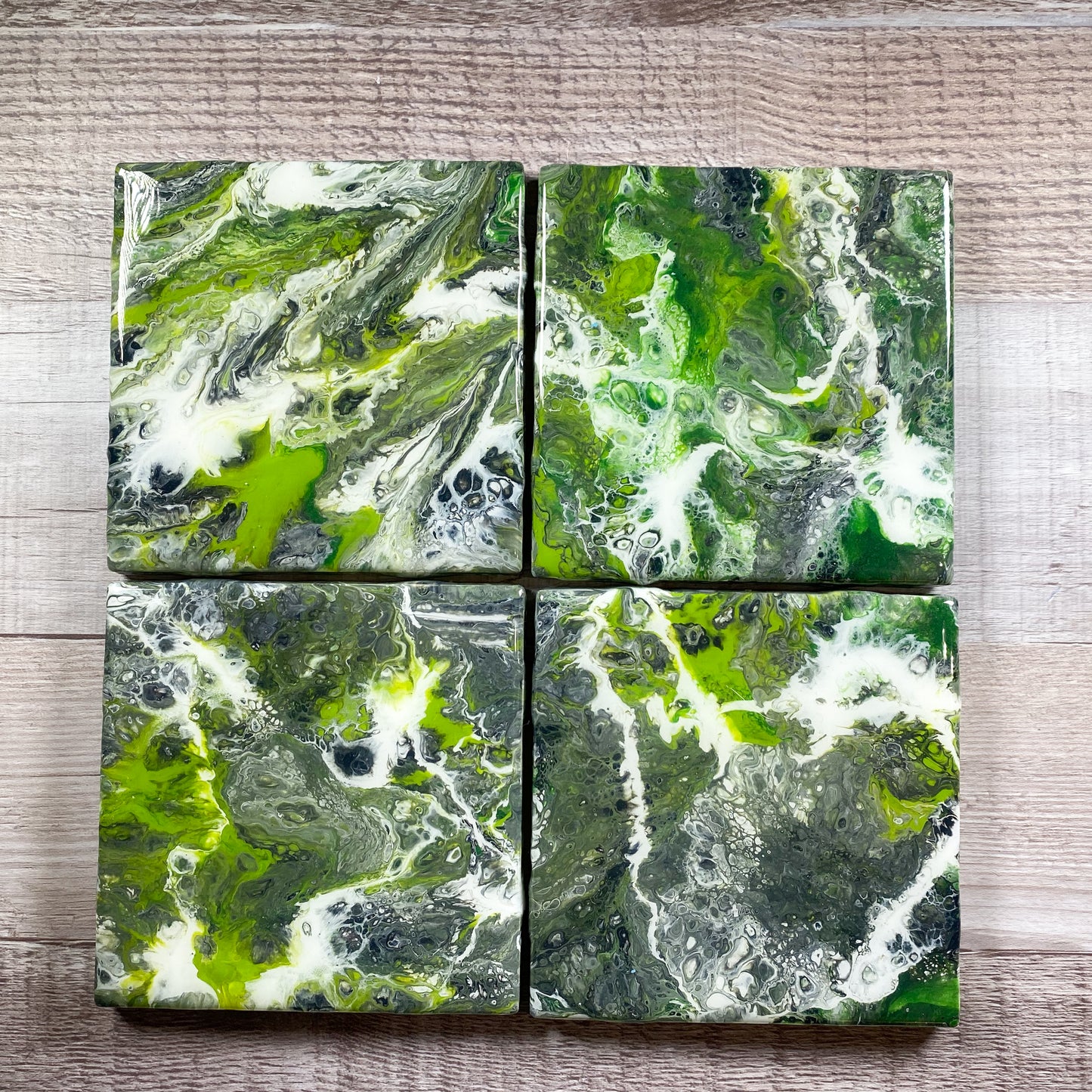 Green Vibes - Table Coaster Set image 0