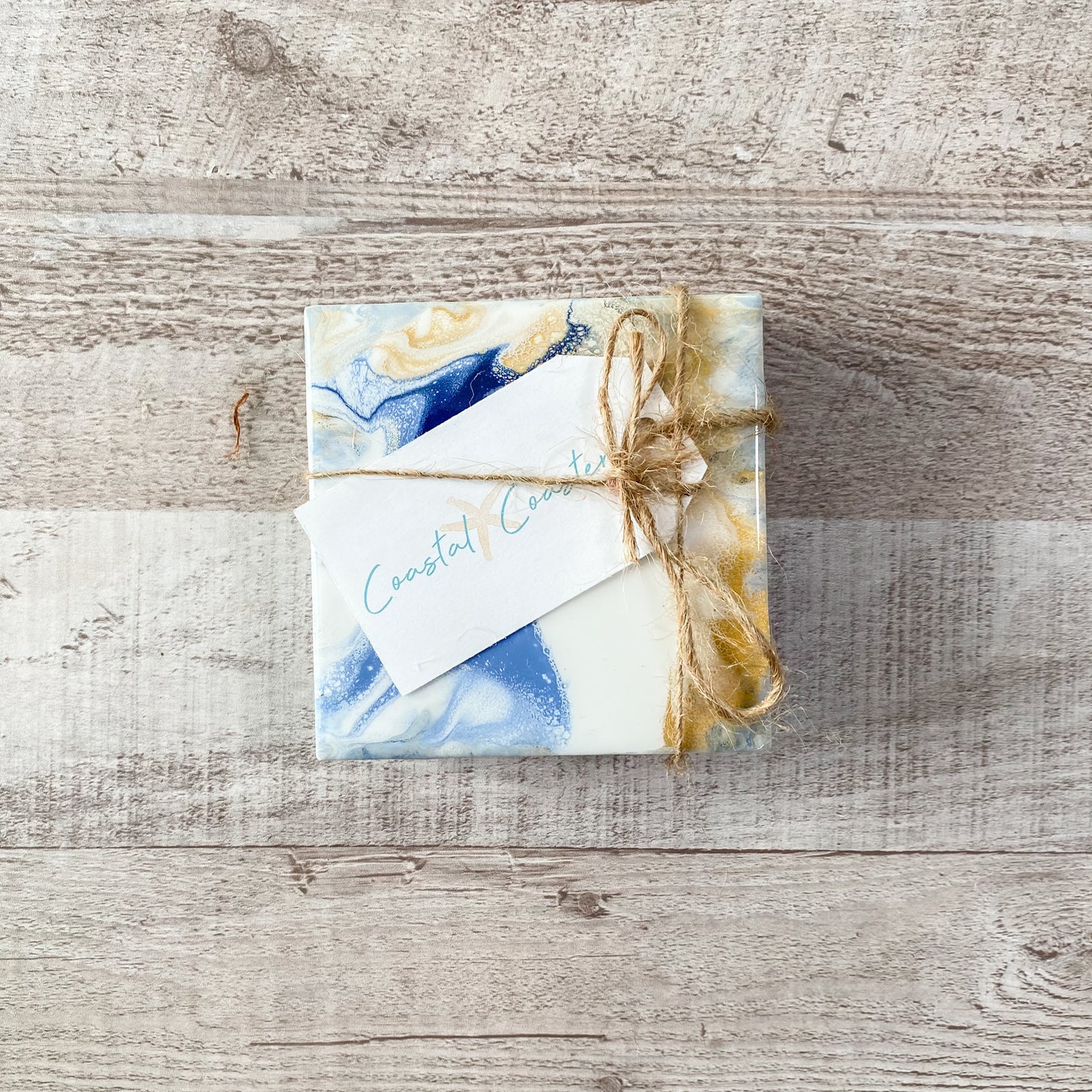 Royal Caribbean Handmade Coaster Set image 2