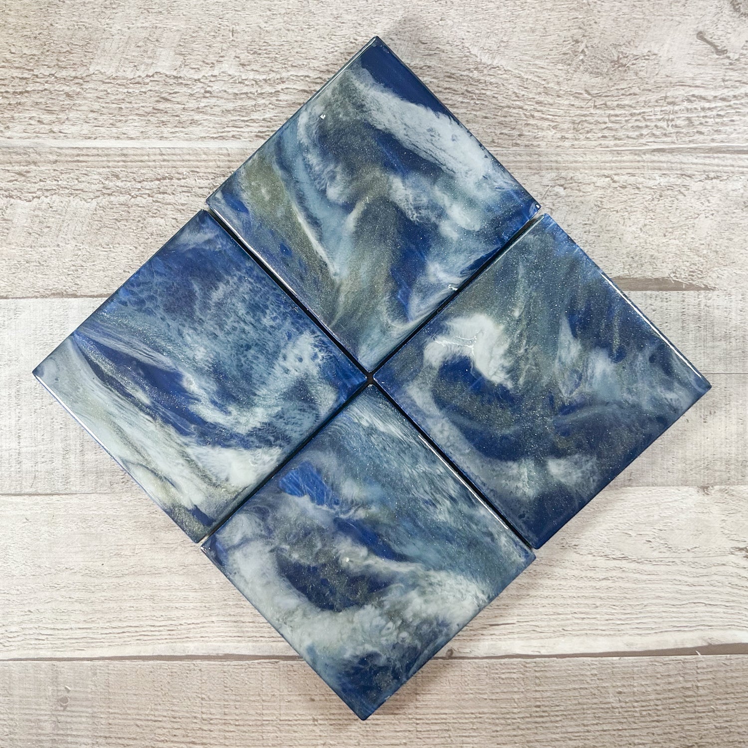 Ocean Drift Handmade Coaster Set image 0
