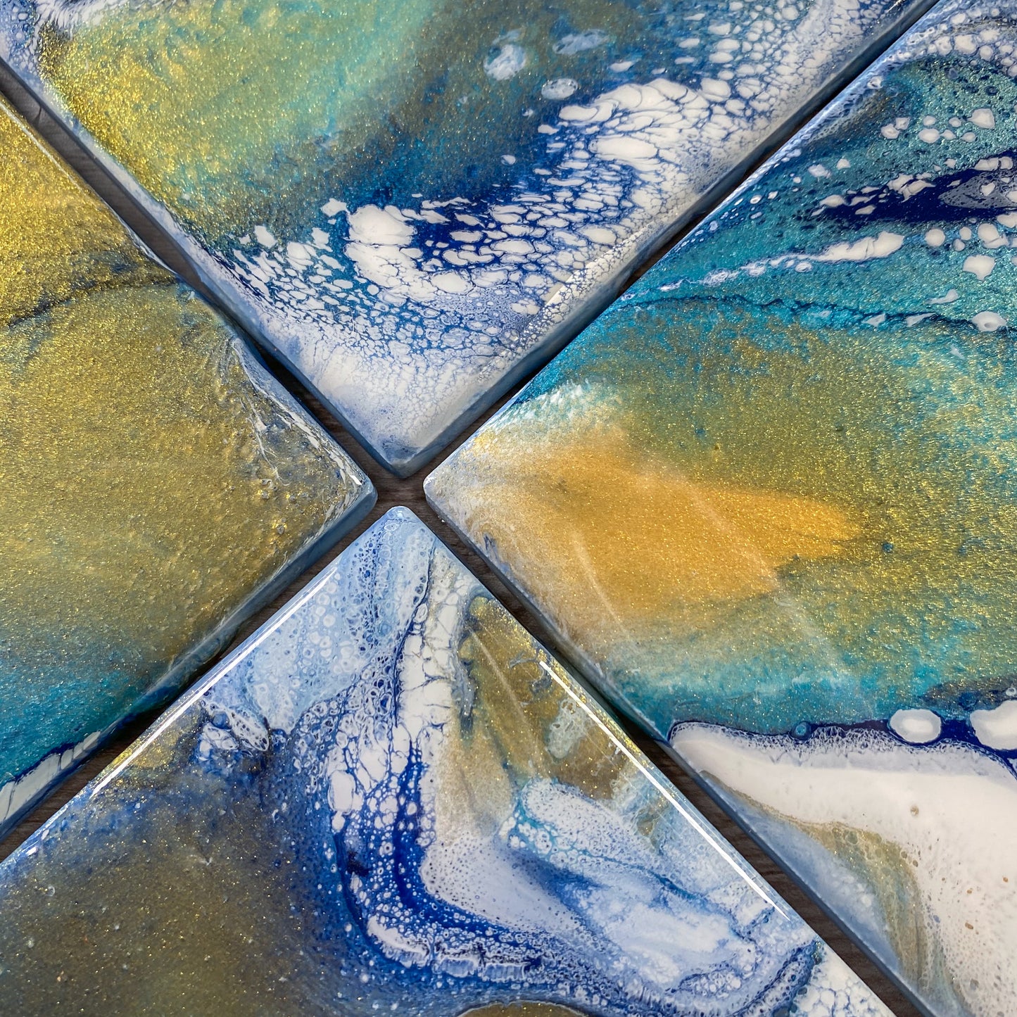 Golden Shore Table Coaster Set image 2