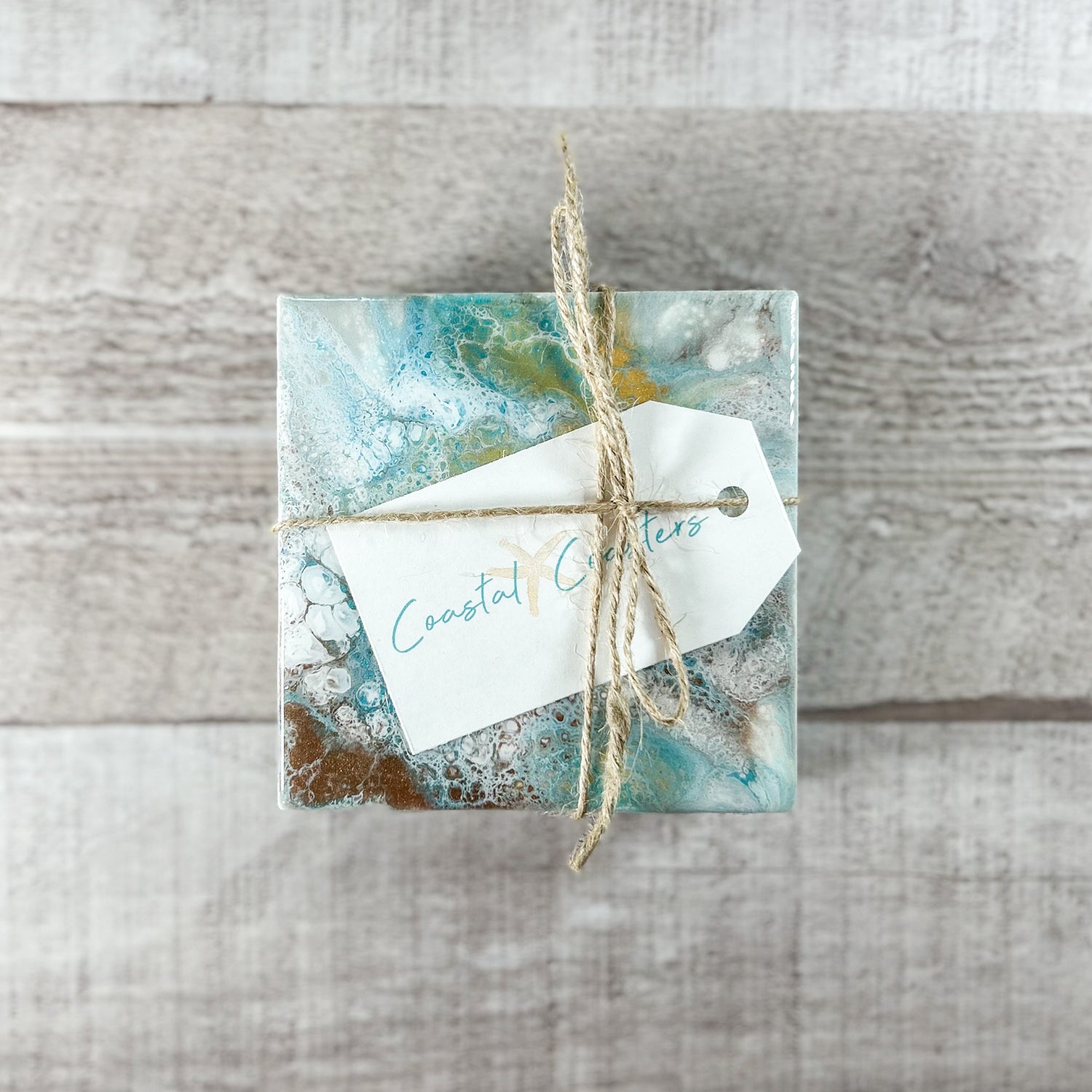 Sunshine Bay Handmade Coaster Set image 2