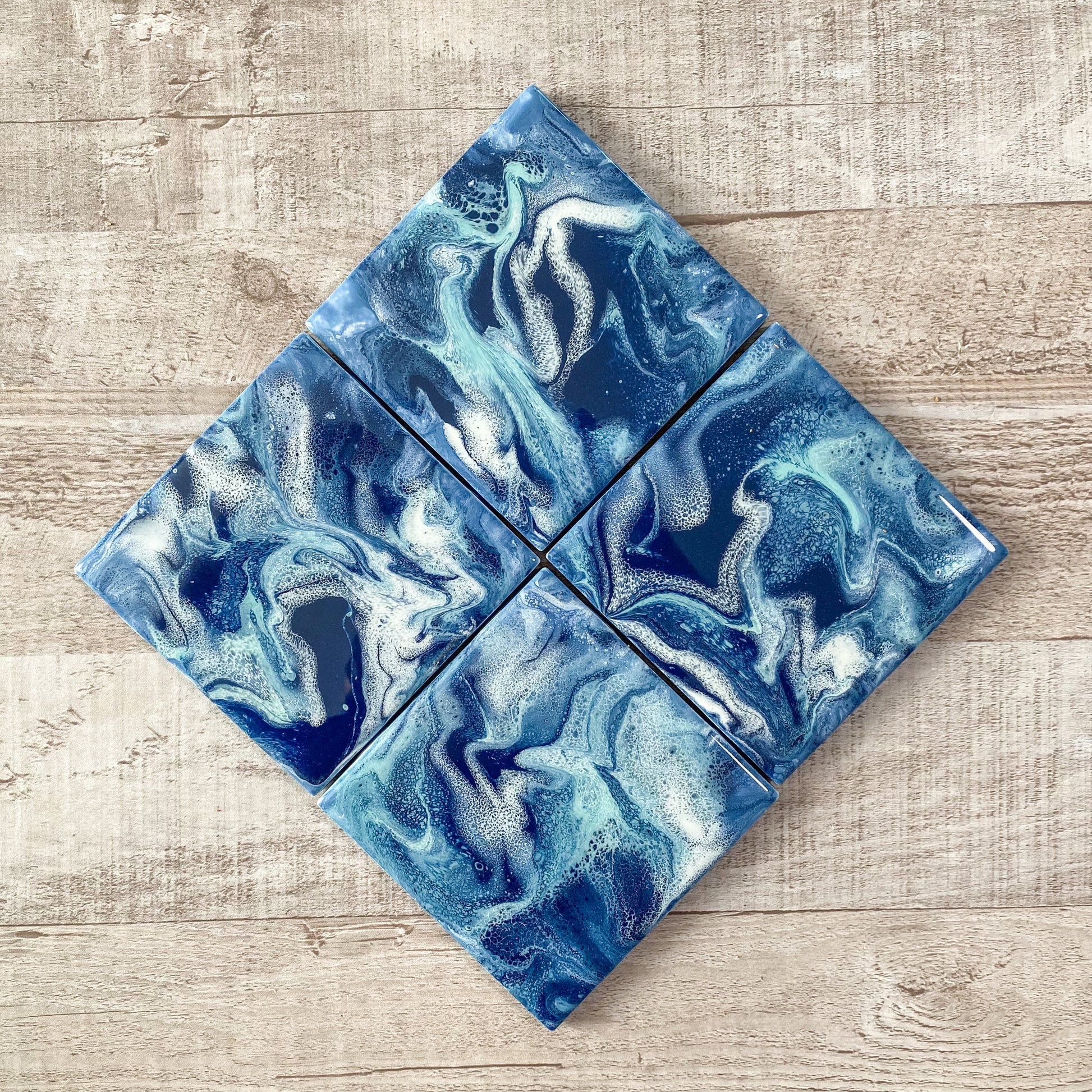 Beachy Waters Handmade Coaster Set image 4
