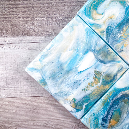 Coastal Vibes I Table Coaster Set image 1