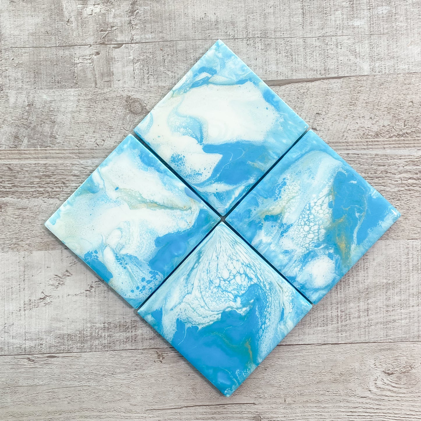 Grand Bahama Vibes Handmade Coaster Set image 0