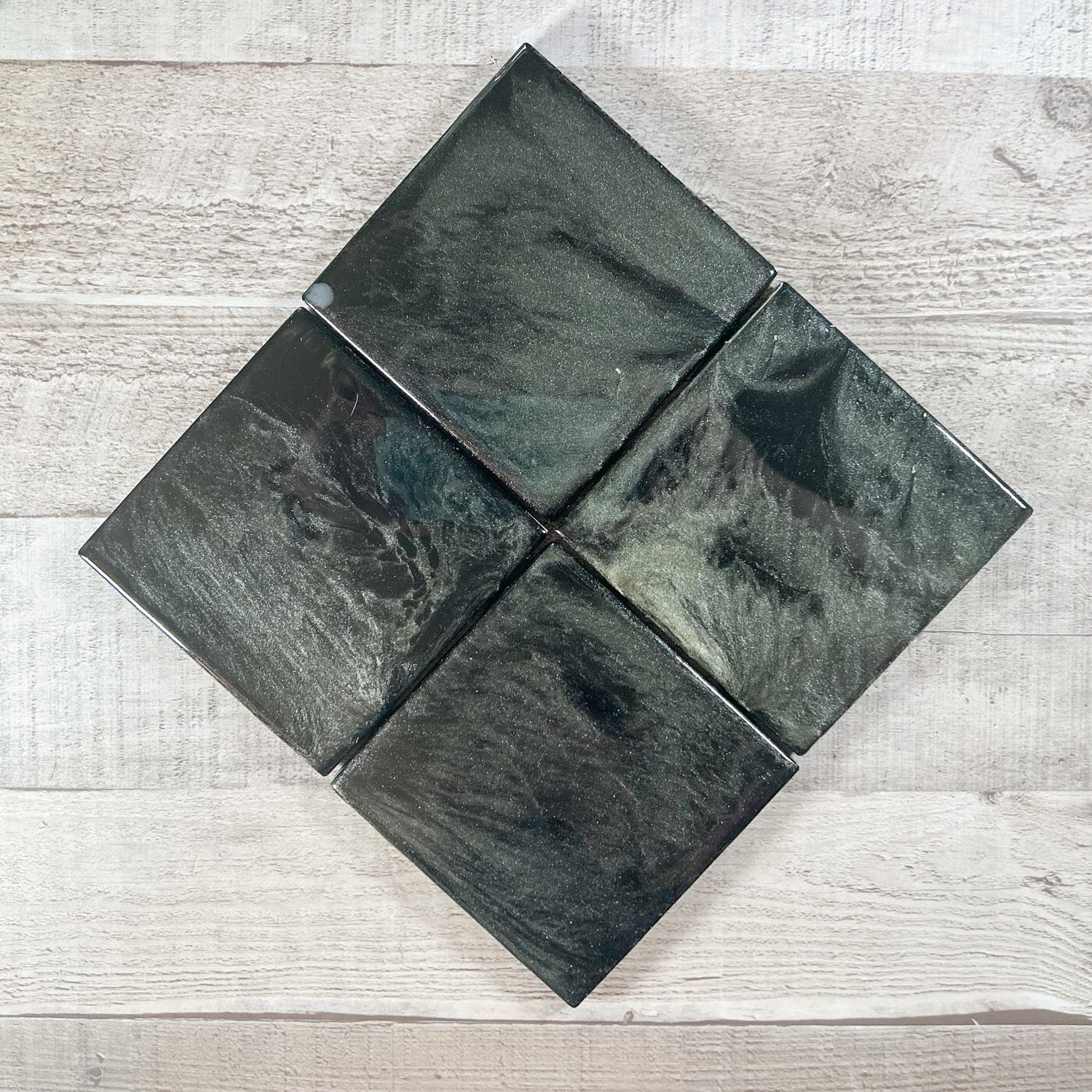 Midnight Star Dust Handmade Coaster Set image 0