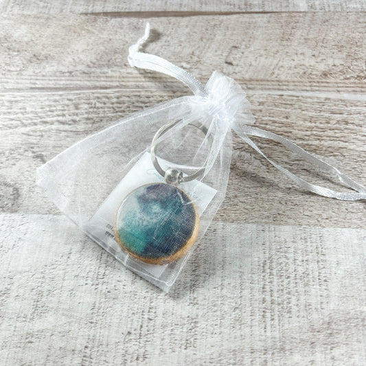 Wood and Resin Key Chain by Coastal Coasters image 1