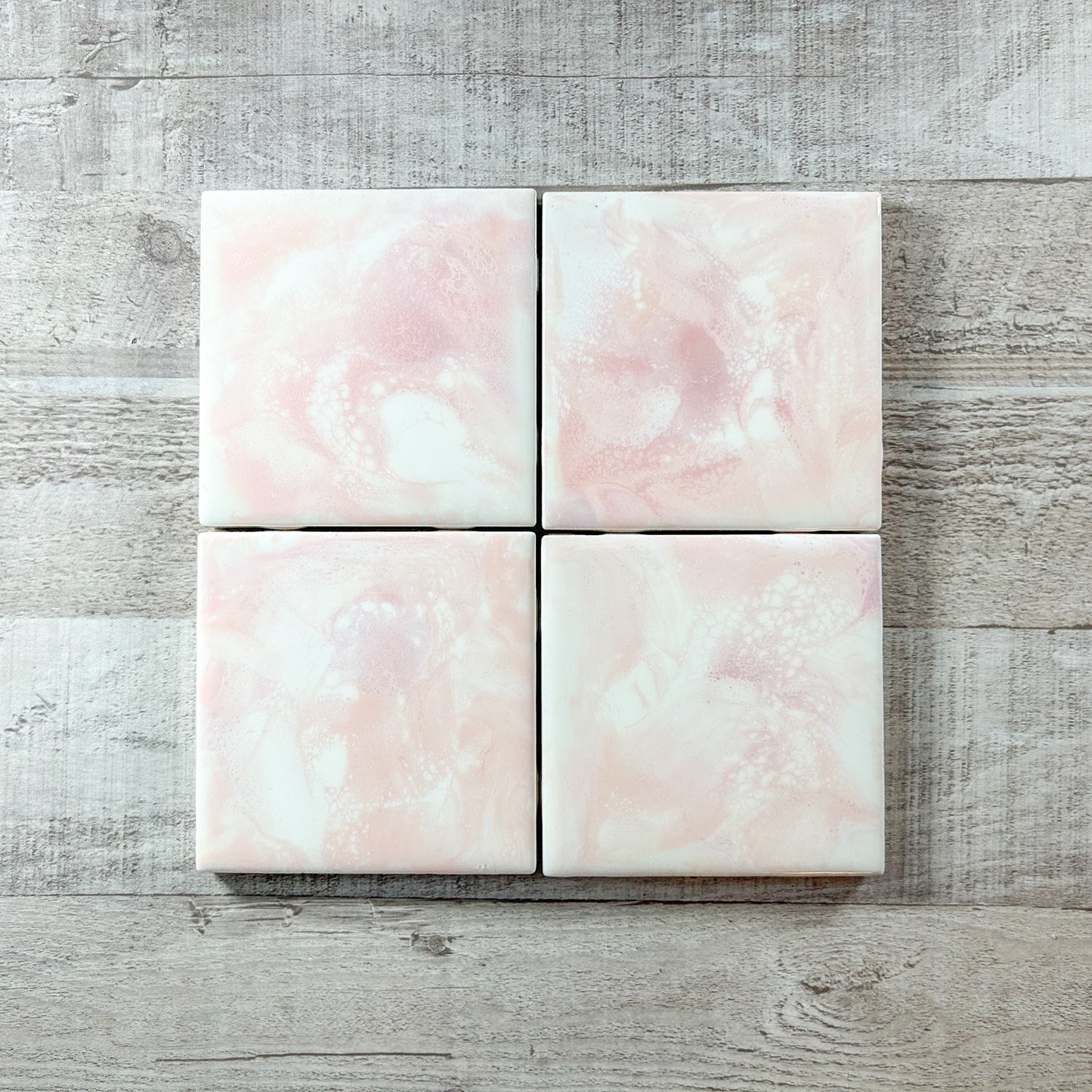Rose Gold Gift Set - Coasters 4pk and Tray Gift Set image 6