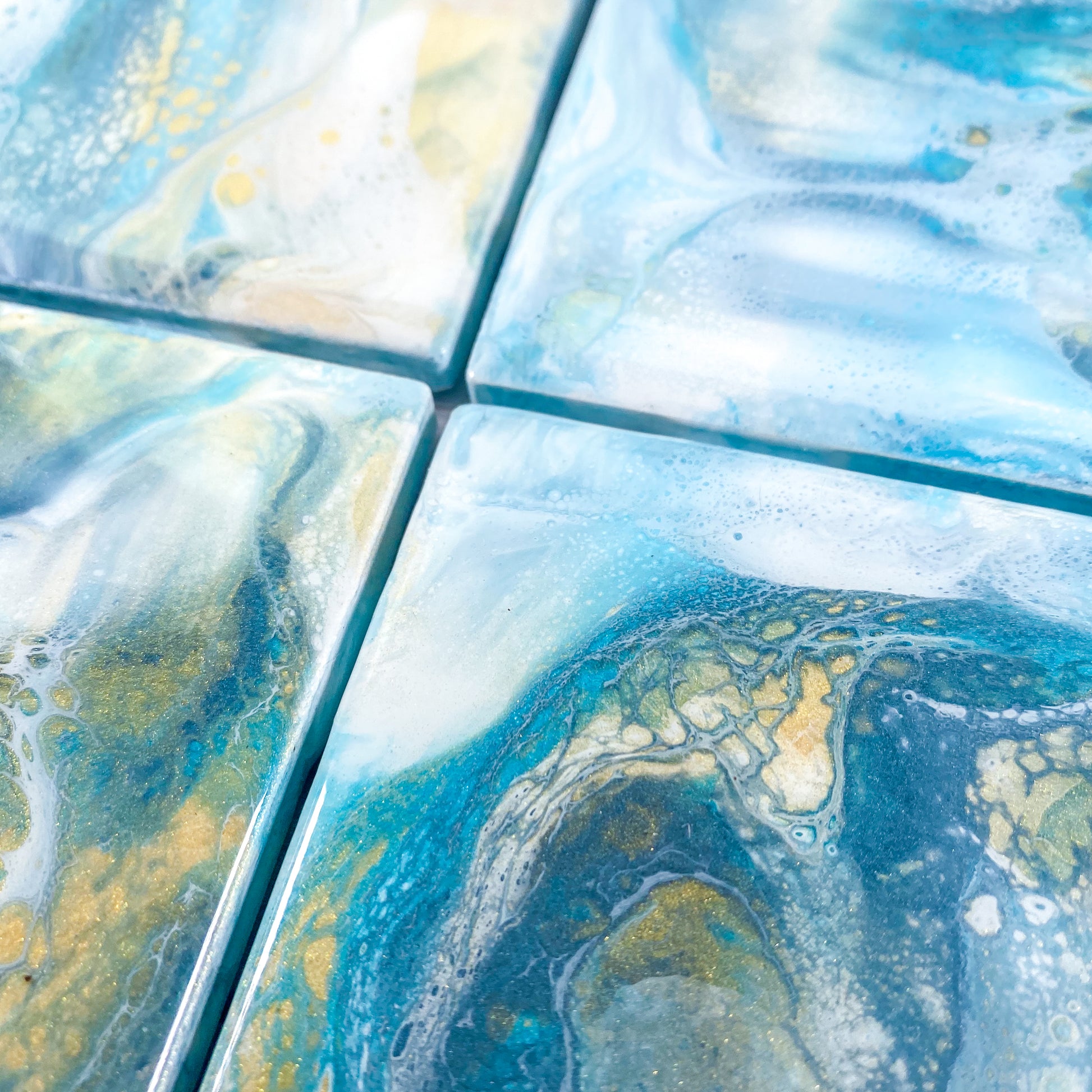 Coastal Vibes I Table Coaster Set image 3