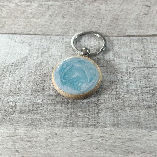 Wood and Resin II Key Chain by Coastal Coasters image 0
