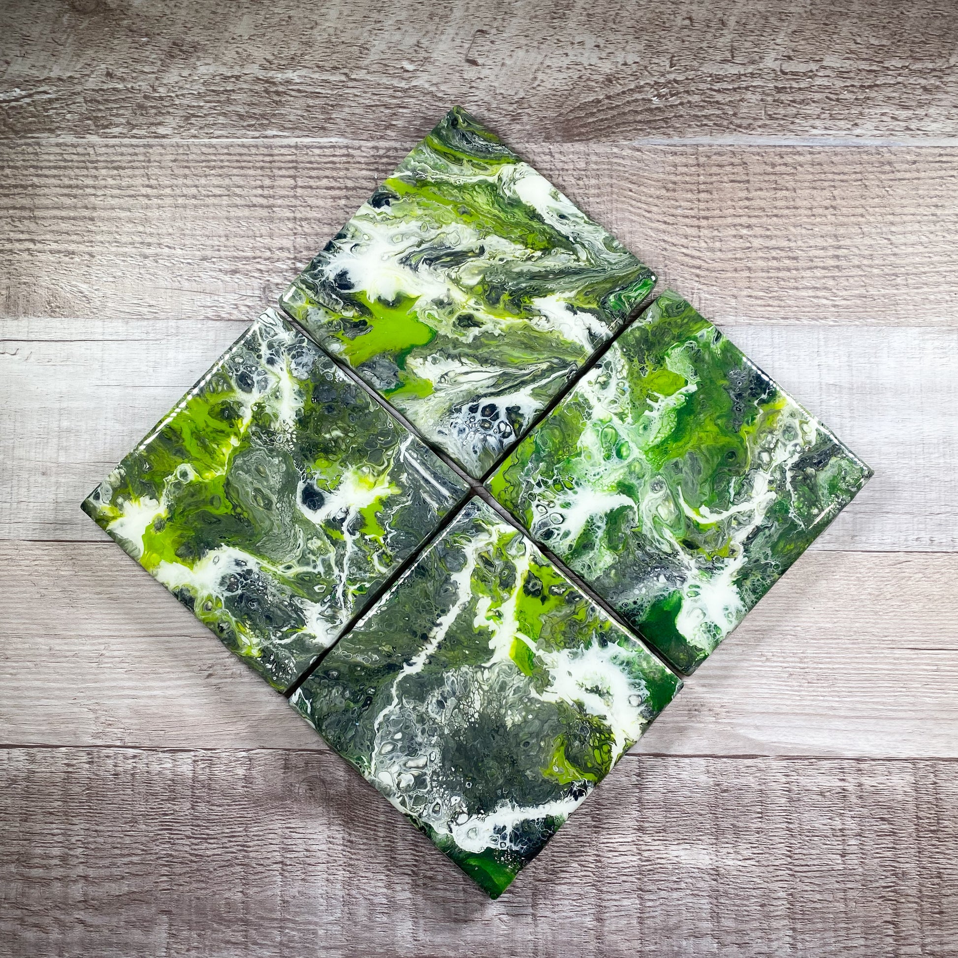 Green Vibes - Table Coaster Set image 2
