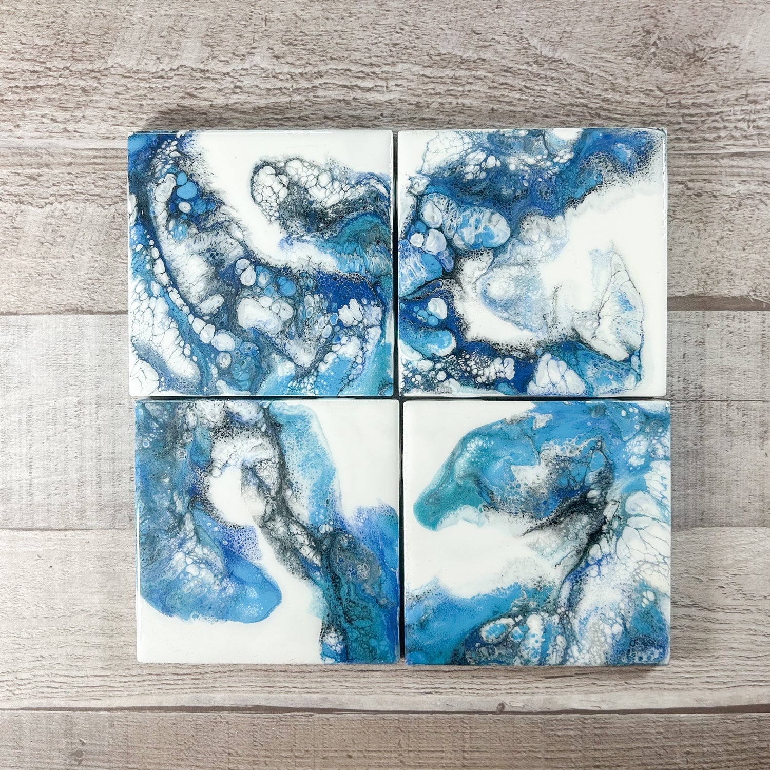 Oceanside Haven Handmade Coaster Set image 2