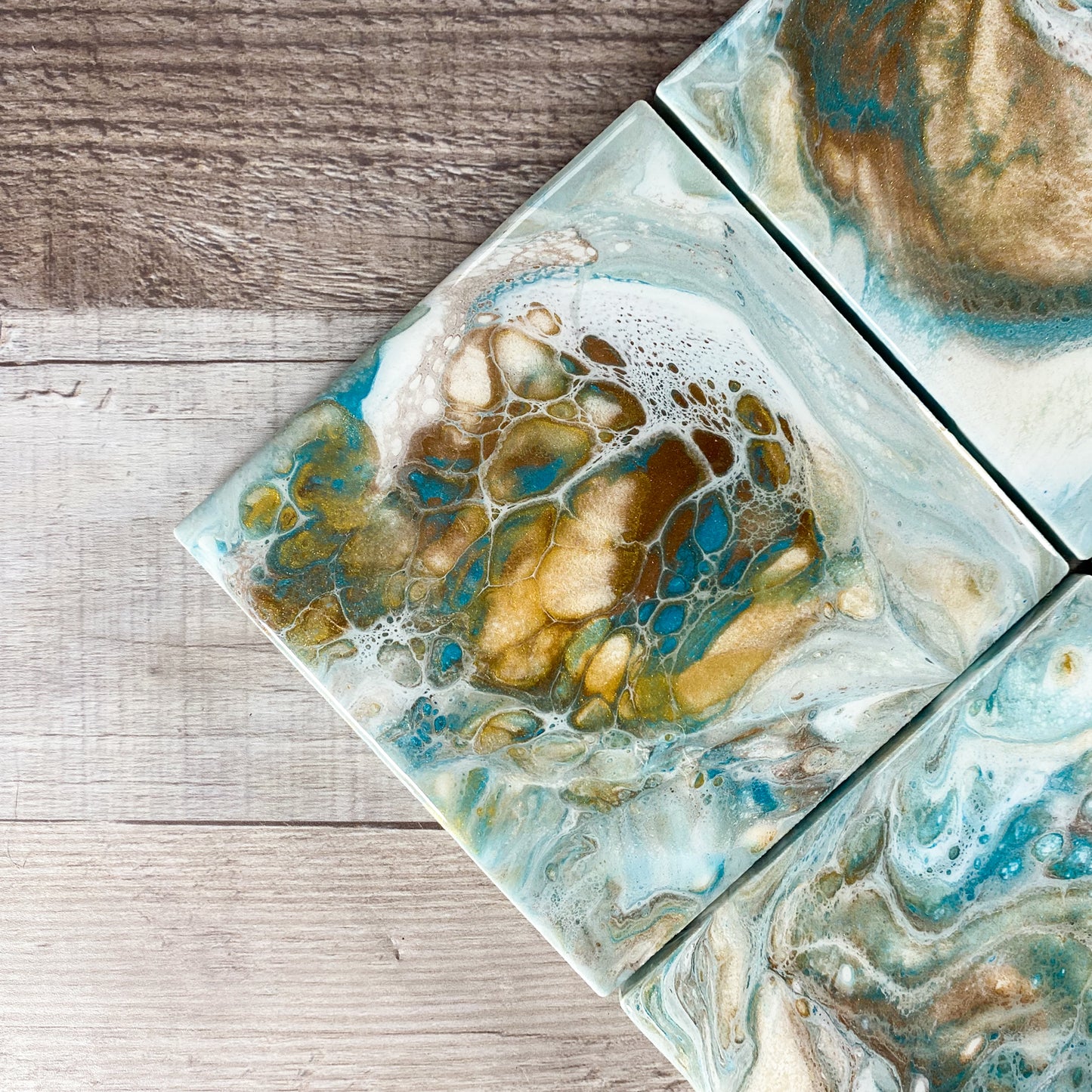 Island Vibes Handmade Coaster Set image 3